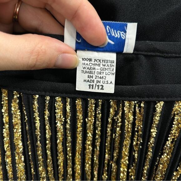 GOOD TIMES Vintage Party Dress Womens Size 8 Glitter Special Occasion Cocktail - Picture 12 of 13